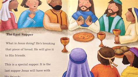 the last supper bible story for children